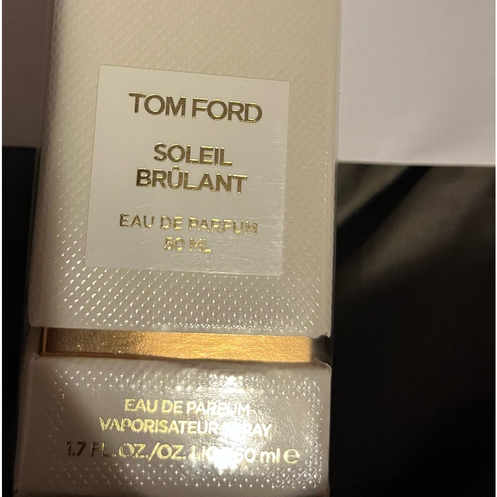 Brand new CV opened my used once bottle, Tom Ford. Soleil Brulant